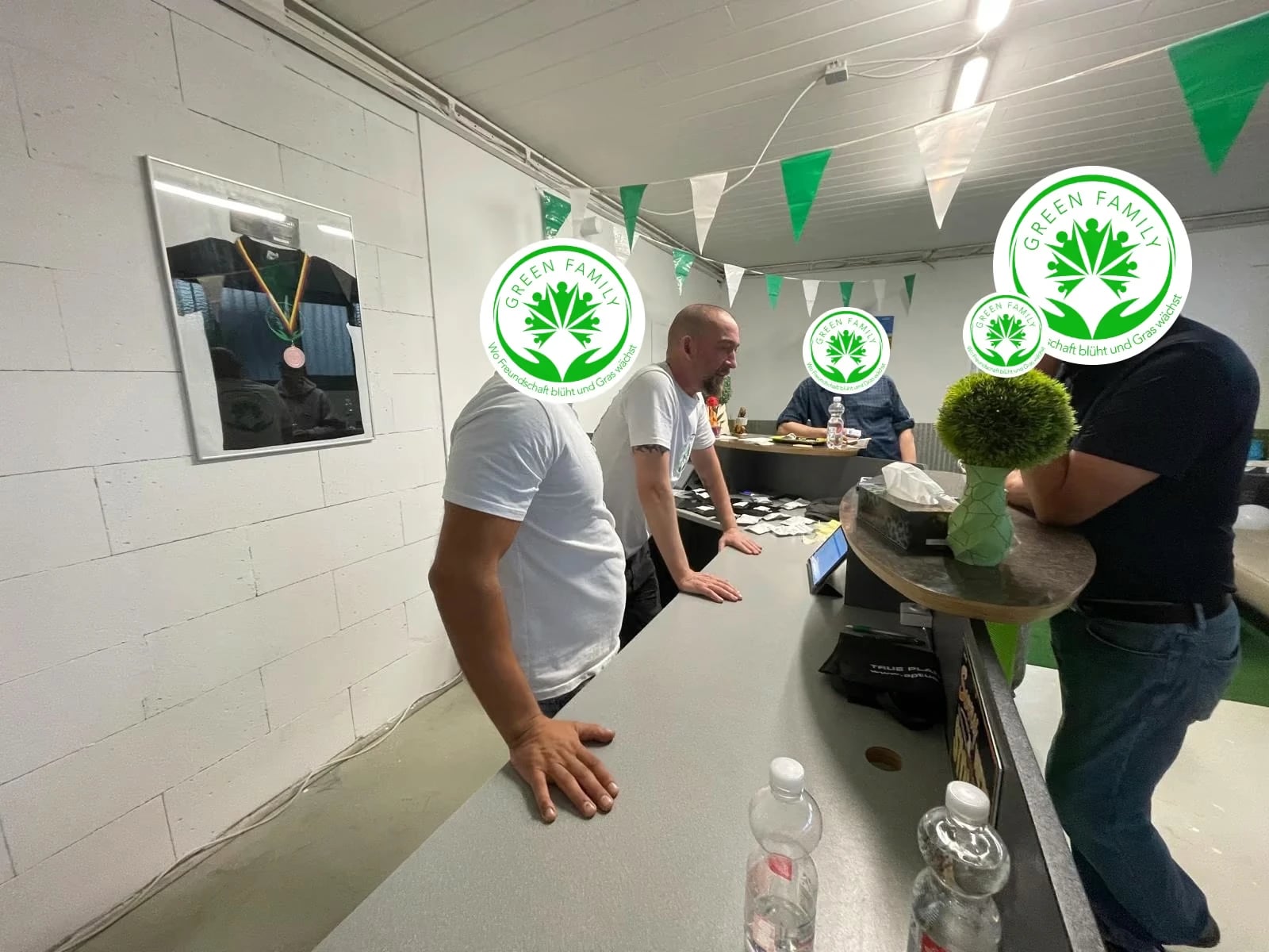 Tresen der Ausgabestelle von Green Family e.V.